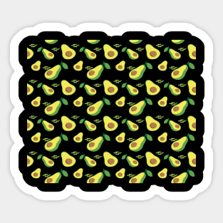 Avocado Pattern Sticker